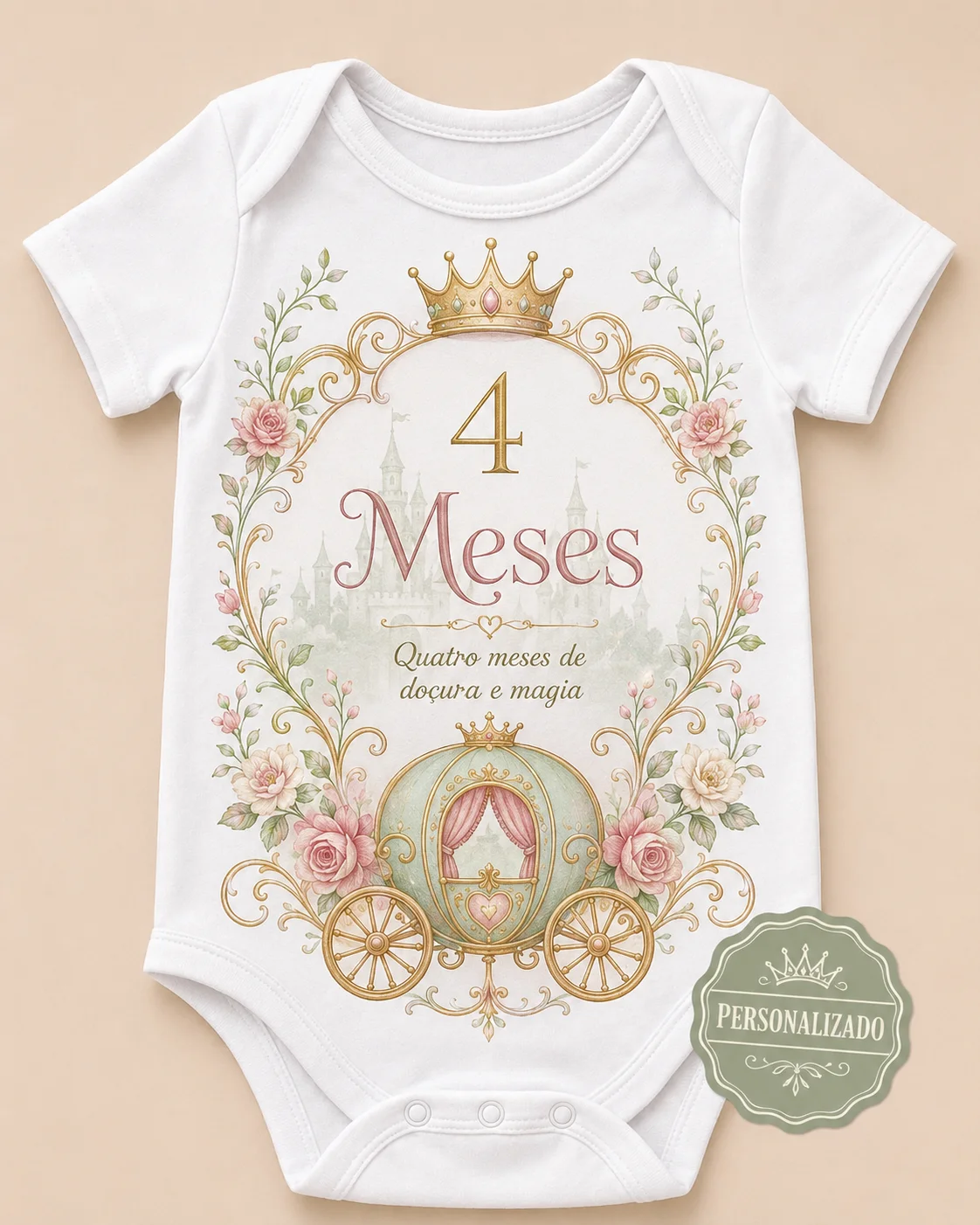 Estampa Princesas Encantadas bebê