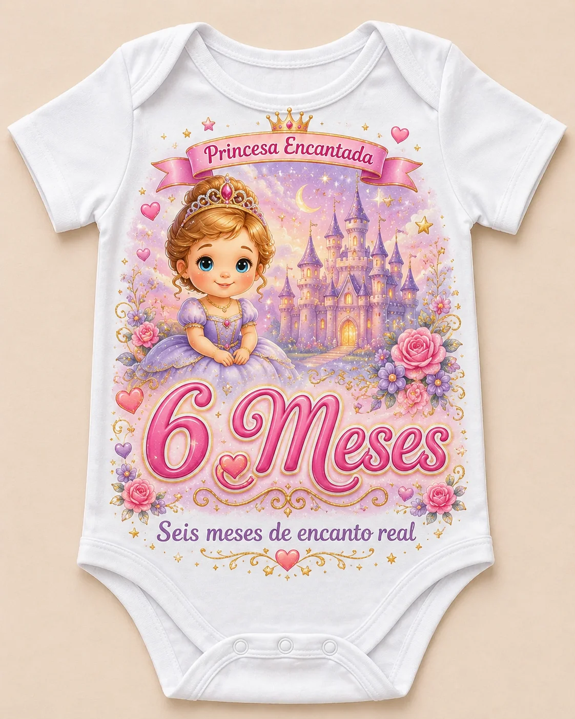 Estampa Princesas Encantadas bebê