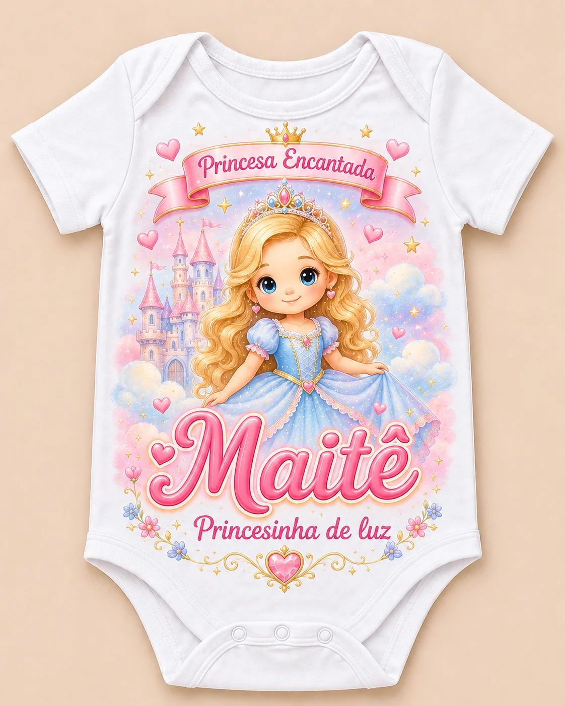 Estampa Princesas Encantadas bebê