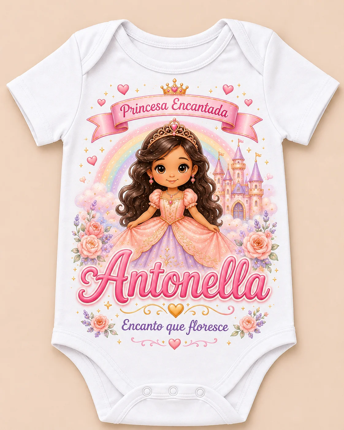 Estampa Princesas Encantadas bebê